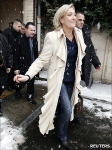 Marine Le Pen dans Jeune Afrique