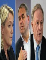 Sondage: FN - droite - PS, tierc gagnant du 1er tour des rgionales