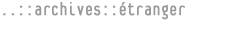 archives_étranger